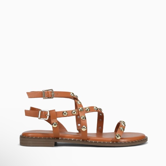 Brown Studded Sandals - Picture 6 of 7